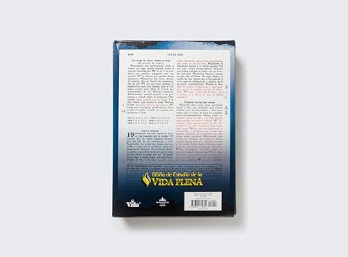 RVR60, Biblia de Estudio de la vida plena, Tapa Dura, Negro by Zondervan