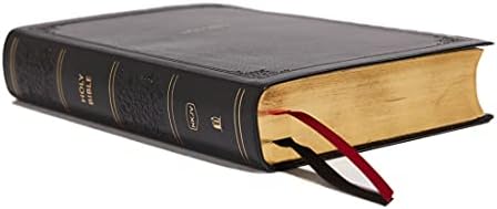 NKJV, End-of-Verse Reference Bible, Personal Size Large Print, Leathersoft, Black, Thumb Indexed, Red Letter, Comfort Print: Holy Bible, New King James Version by Thomas Nelson