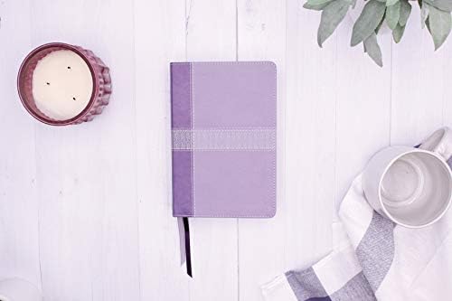 NIV, Giant Print Compact Bible, Leathersoft, Purple, Red Letter, Comfort Print by Zondervan