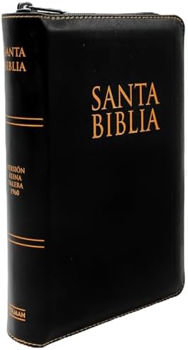Biblia Reina Valera 1960 Letra Grande con Cierre, Indice, foro senti cuero en color negro con cobre en nuevo tamano compacto/personal. Coleccion Celestial Edicion limitada (Spanish Edition) by Cipriano de Valera Casiodoro de Reina