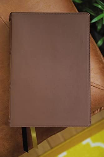 KJV, Thompson Chain-Reference Bible, Genuine Leather, Calfskin, Brown, Red Letter, Thumb Indexed, Comfort Print by Zondervan