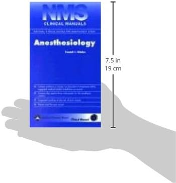 NMS Clinical Manual of Anesthesia by Randall S. Glidden