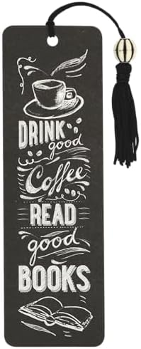 Coffee & Books Beaded Bookmark,1Pc by Inc. Peter Pauper Press