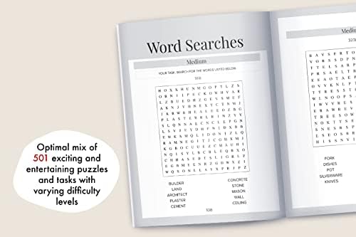 Memory Games for Seniors: A Large Print XXL Puzzle Activity Book with 501 Exciting and Funny Brain Exercises to Increase Cognitive Abilities [The Smart Senior Adult's Gift] by Keep Your Mind Young