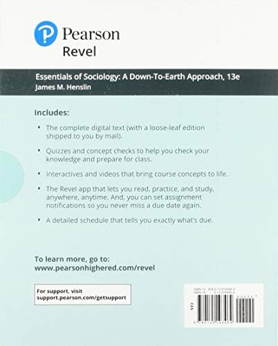 Essentials of Sociology: A Down-To-Earth Approach -- Revel + Print Combo Access Code by Jim Henslin