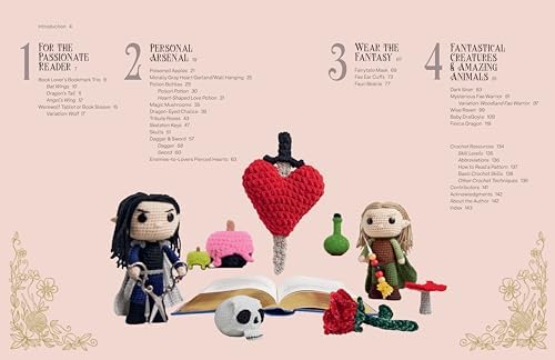 Romantasy Crochet Club: 20 Epic Projects for Your Reading Journeys by Amanda Sennett