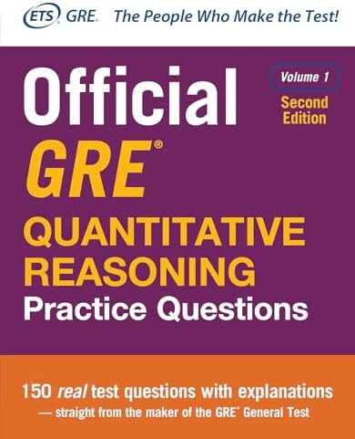 Official GRE Quantitative Reasoning Practice Questions, Second Edition, Volume 1 by Educational Testing Service
