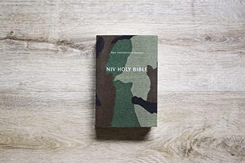NIV, Holy Bible, Compact, Paperback, Woodland Camo, Comfort Print by Zondervan