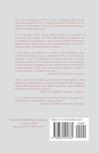 Republic (Hackett Classics) by Plato