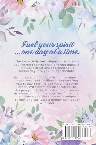 2026 Daily Devotional for Women: 1 Year, 5-Minute Daily Devotional for Christian Women by Anchored Grace Publishing