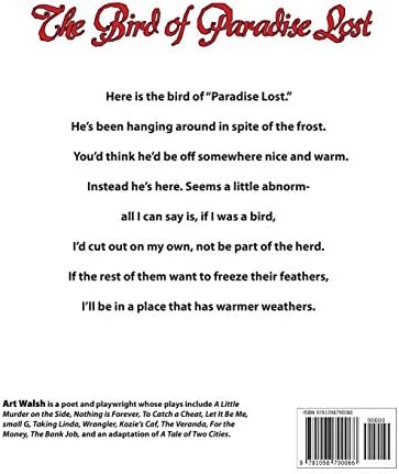 The Bird of Paradise Lost and Other Poems by Art Walsh