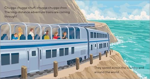 Trains Coming Through!: My First Book of Trains by Stephanie Morgan