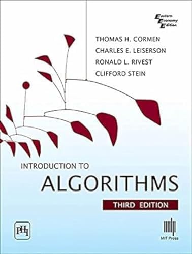 Introduction to Algorithms (Eastern Economy Edition) by Cormen