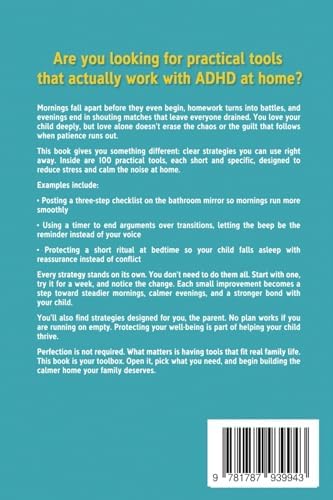 How to Raise Mentally Strong Children With ADHD: 100 Practical Strategies Every Parent Can Use to Reduce Stress, Calm Chaos, and Improve Family Life by Talia Rowen