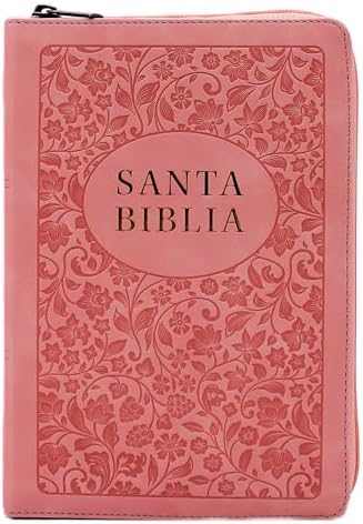 Biblia para Mujeres Reina Valera 1960 Letra Grande de 12 Puntos Tamano Manual con Cierre y Indice Semil Piel Rosada Edicion Limitada Mas la Palabra del Dios permanece (Spanish Edition) by Reina Valera 1960