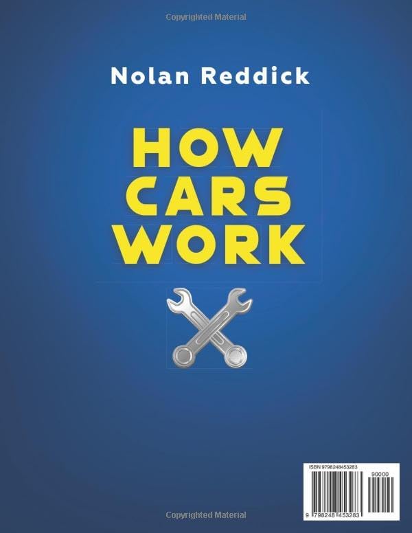 How Cars Work Interactive Workbook: Master Engines, Brakes, and Gears with Big Color Diagrams, Missions, Quizzes, and Level-Up Badges to Build Real Mechanic Thinking | EVs and Modern Safety Tech by Nolan Reddick