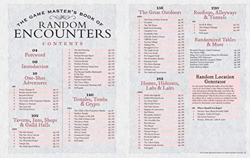 The Game Master's Book of Random Encounters: 500+ customizable maps, tables and story hooks to create 5th edition adventures on demand (The Game Master Series) by Jeff Ashworth