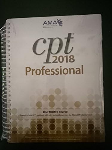 CPT 2018 Professional by American Medical Association