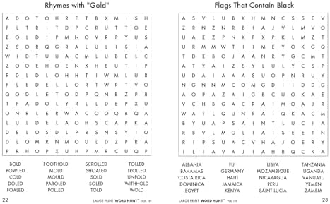 Large Print Word Search Books For Seniors and Adults with 100 puzzles including answers pages, Volume 3 Paperback by PAPP