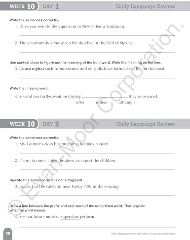 Evan-Moor Daily Language Review, Grade 5 Student Workbook by Evan-Moor Educational Publishers