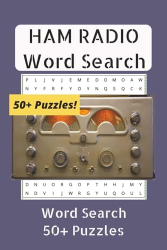 HAM RADIO WORD SEARCH PUZZLE BOOK: Word Searches with Easy to Read Print about Ham Radio, and Radio Technology. (6x9 inches, 110 pages | 50+ Puzzles | Gift for Vacations, Holidays and Free Times. by D A Lewis