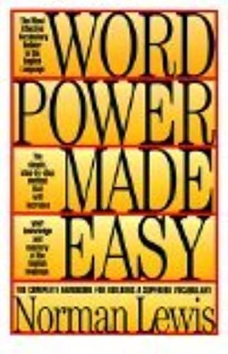Word Power Made Easy by Norman Lewis