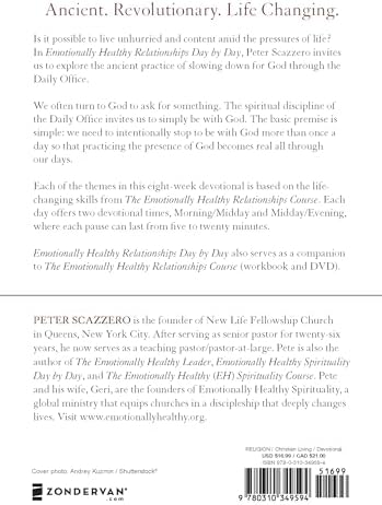 Emotionally Healthy Relationships Day by Day: A 40-Day Journey to Deeply Change Your Relationships by Peter Scazzero