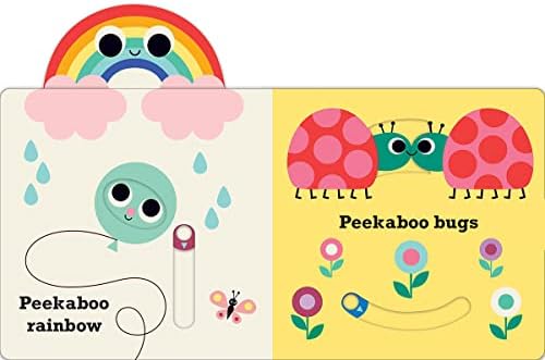 Peekaboo: Love: (An Interactive Board Book for Babies & Toddlers with Mirror & Sliders to Push, Pull, or Turn. Cute Artwork Includes a Strawberry, Rainbow, Ladybug, & More.) (Peekaboo You) by Camilla Reid