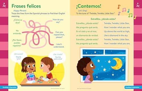 Brain Quest Workbook: Learn Spanish (English and Spanish Edition) by Workman Publishing