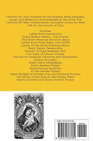 Catholic All July: Traditional Catholic prayers, Bible passages, songs, and devotions for the month of the Precious Blood (Catholic All Year Companion) by Kendra Tierney