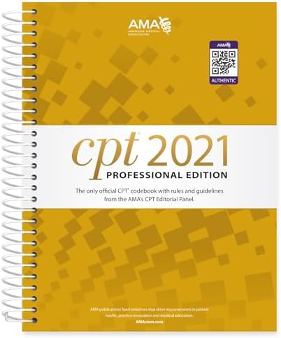 CPT Professional Edition 2021 (CPT / Current Procedural Terminology (Professional Edition)) by American Medical Association