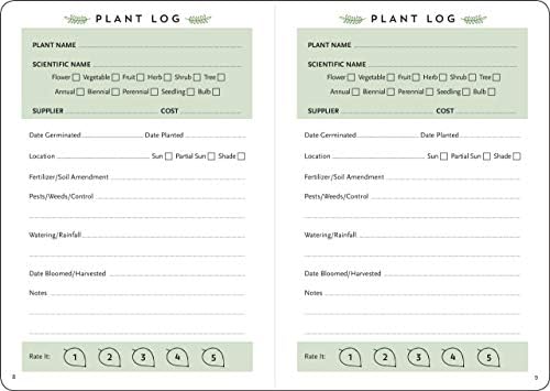 The Gardener's Logbook by Peter Pauper Press