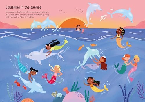 Sparkly Mermaids Sticker Book: A Magical Activity Book About Underwater Adventures for Children (Ages 3-5) (Sparkly Sticker Books) by Alice Beecham