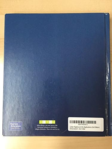 Linear Algebra and Its Applications (3rd Edition) by David C. Lay