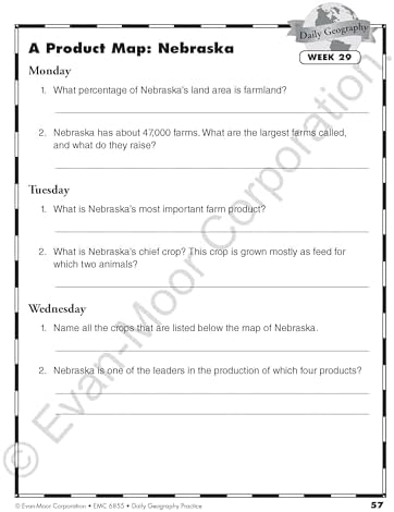 Evan-Moor Daily Geography Practice, Grade 5 Student Book by Evan-Moor Educational Publishers