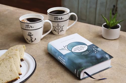NIV, Couples' Devotional Bible (Build a Biblical Foundation for Your Marriage), Hardcover, Comfort Print: Growing Together in Christ by Zondervan
