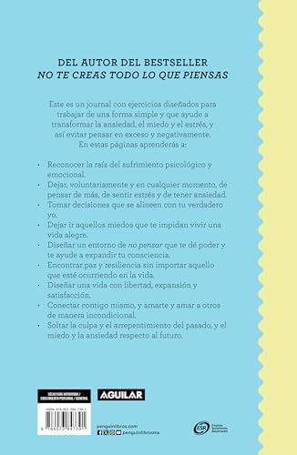 No te creas todo lo que piensas: Journal para sanar tu ansiedad / Healing Anxiety & Overthinking Journal & Workbook (Spanish Edition) by Joseph Nguyen