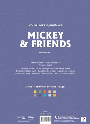 Coloriages mystères Disney - Mickey and friends by Jérémy Mariez