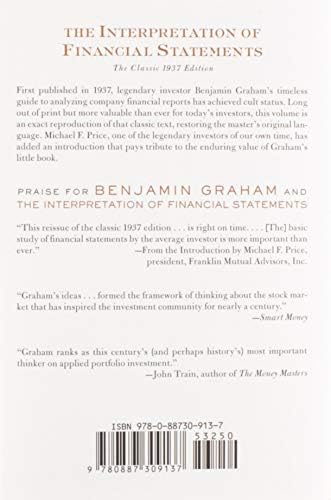 The Interpretation of Financial Statements by Benjamin Graham