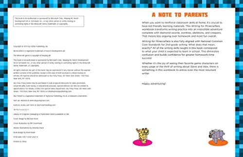 Writing for Minecrafters: Grade 2 by Sky Pony Press