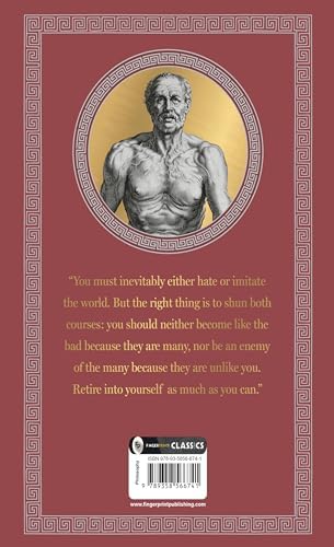 Letters from a Stoic (Deluxe Hardbound Edition) by Seneca – Stoicism / Personal Development /Practical Wisdom / Classic Literature (Fingerprint! Classics) by Seneca