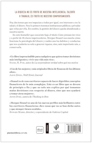 La psicología del dinero: 18 claves imperecederas sobre riqueza y felicidad. Edición Tapa Dura / The Psychology of Money (Spanish Edition) by Morgan Housel