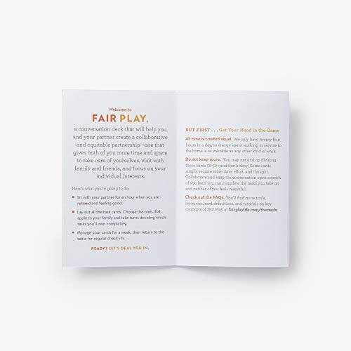 The Fair Play Deck: A Couple's Conversation Deck for Prioritizing What's Important by Eve Rodsky