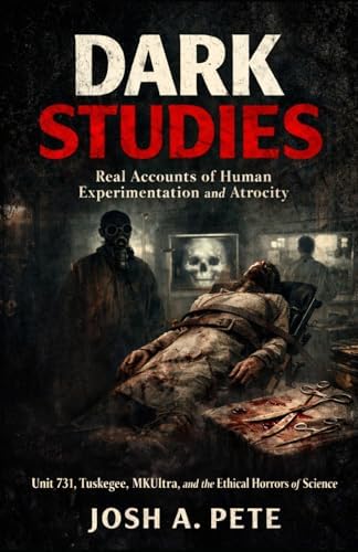 Dark Studies: Real Accounts of Human Experimentation and Atrocity: Unit 731, Tuskegee, MKUltra, and the Ethical Horrors of Science (Dark Truths: True ... Human Experimentation, and Unsolved Horrors) by Josh A. Pete