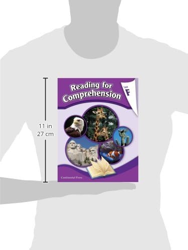 Reading Comprehension Workbook: Reading for Comprehension, Level F - 6th Grade by Continental Press