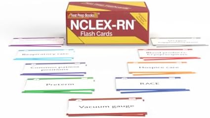 NCLEX RN Examination Prep Study Cards: NCLEX RN Review 2026-2027 with Practice Test Questions [2nd Edition] by Test Prep Books