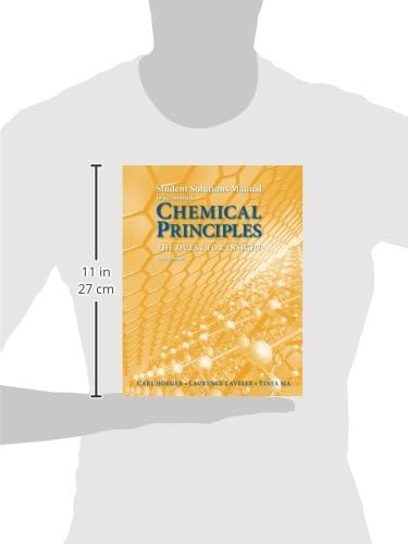 Chemical Principles Student Solutions Manual by Carl A. Hoeger