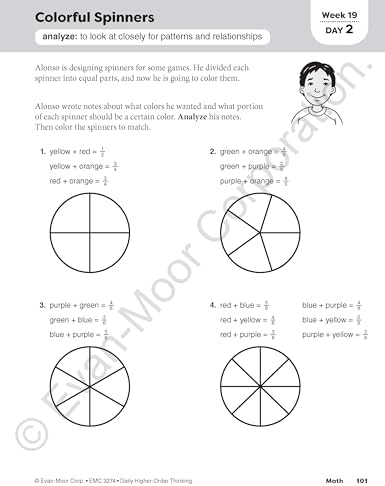 Evan-Moor Daily Higher-Order Thinking, Grade 4 Teacher Edition by Evan-Moor Educational Publishers