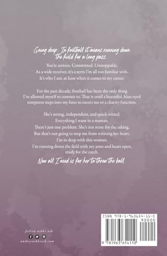 Going Deep: an Enemies-to-Lovers, Football Romance (Imperfect Love) by Nikki Ash