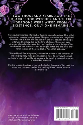 Heir of Blood & Fire: An Enchanting Fantasy Romance (Blackblooded) by Marina Laurendi